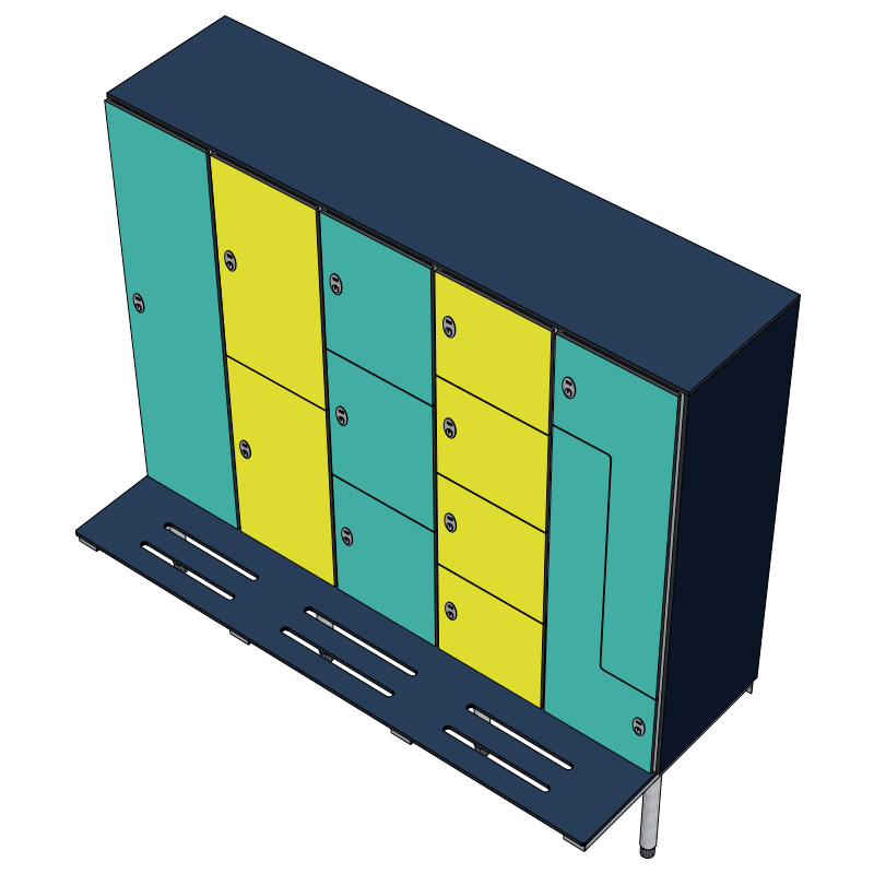 Z Bench Locker